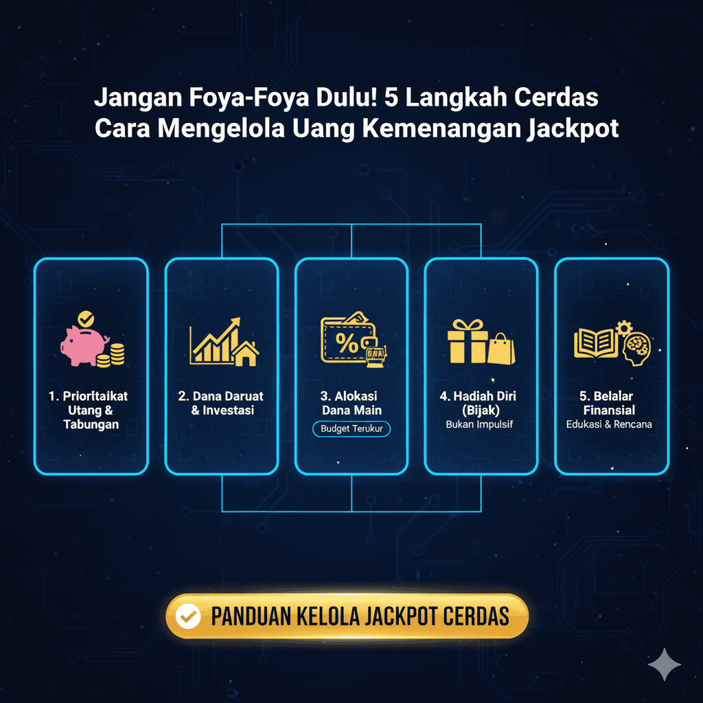 Jangan Foya-Foya Dulu! 5 Langkah Cerdas Cara Mengelola Uang Kemenangan Jackpot